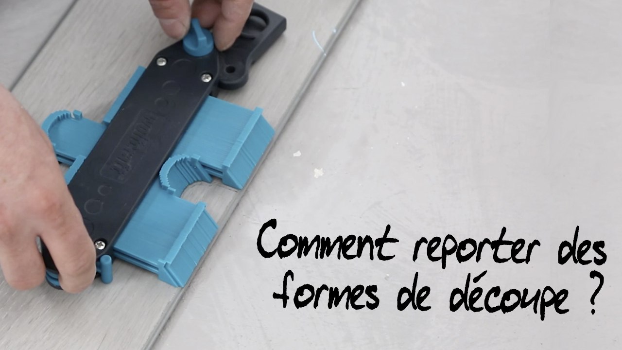 Comment reporter des formes de découpes tuyau PVC ?