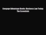 [Download PDF] Cengage Advantage Books: Business Law Today: The Essentials PDF Free