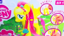 MLP Fluttershy Paint and Style My Little Pony Custom Craft Painting Playset - Cookieswirlc Video