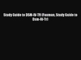 Download Study Guide to DSM-IV-TR (Fauman Study Guide to Dsm-IV-Tr) Free Books
