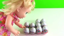 Baby Alive Kinder Sürpriz Yumurtalar Açıyor