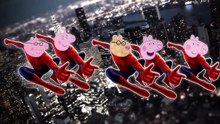Peppa Pig Spider Man  Finger Family | Nursery Rhymes For Children
