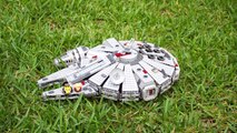 Angry Birds Star Wars Battle with Lego Star Wars Ships!