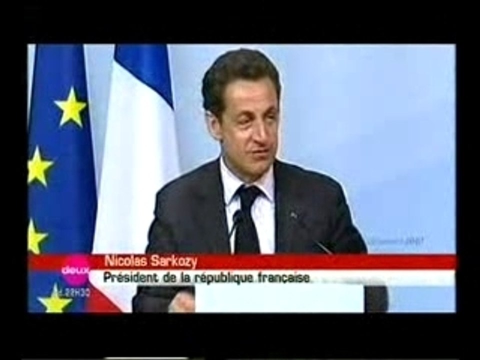 Sarkozy bourré ridiculise la France. Même Ségogo n