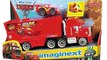 Disney Pixar Cars Imaginext Mack Hauler Launcher Lightning McQueen 2 Pack - Demo Unboxing Review