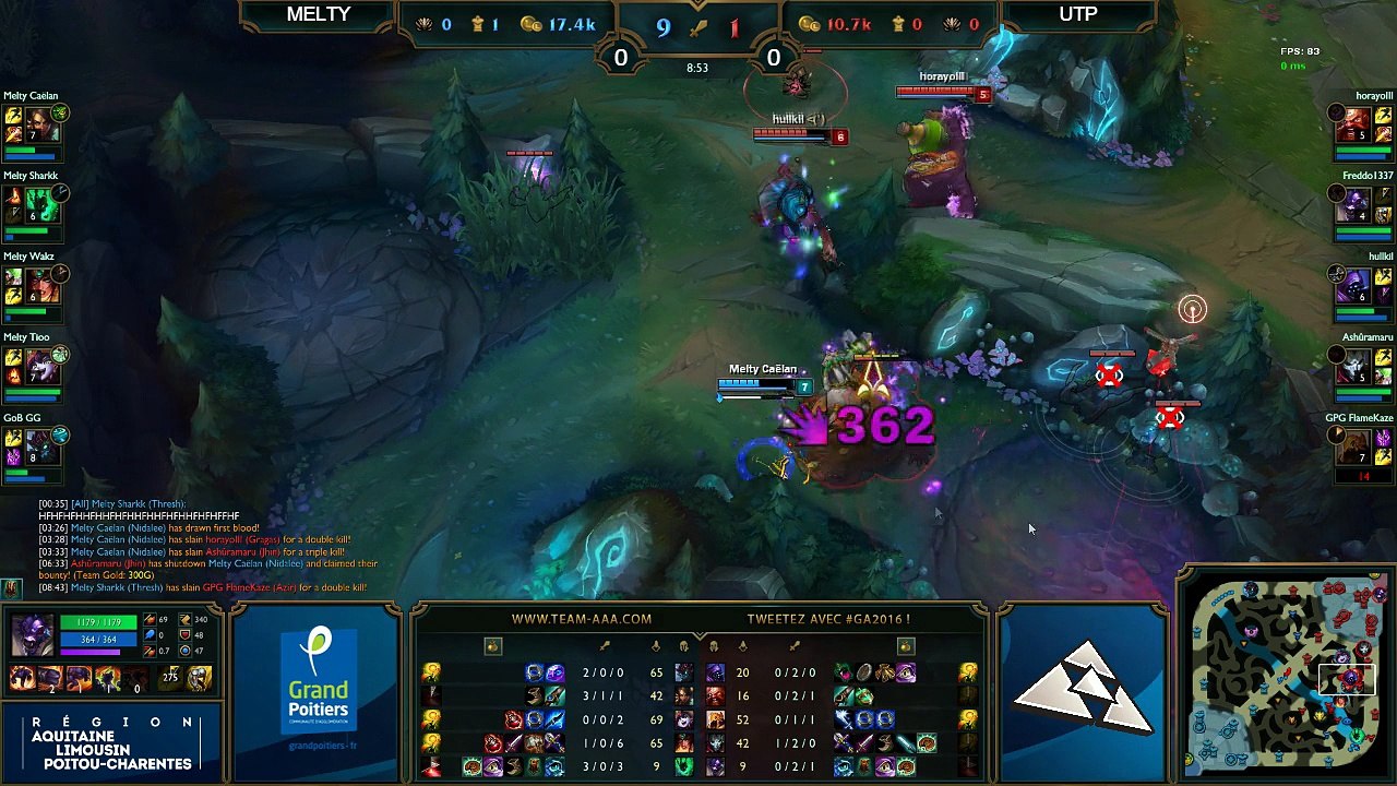 GA 2016 Melty vs UTP