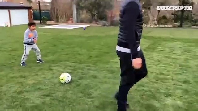 Cristiano Ronaldo's son: future Real Madrid C.F. spot-kick taker?