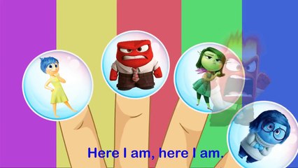 Inside Out Finger Family Song Nursery Rhymes For Kids
