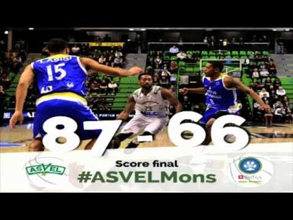 Les highlights de la victoire de l'ASVEL contre Mons-Hainaut (87-66) en FIBA CUP