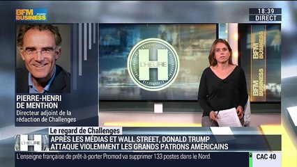 Le regard de Challenges: Donald Trump s'en prend aux grands patrons américains - 14/04