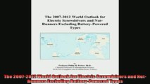 READ book  The 20072012 World Outlook for Electric Screwdrivers and NutRunners Excluding  FREE BOOOK ONLINE