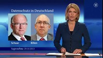 ARD Tagesschau - Datenschutz in Deutschland. Kein besserer Schutz durch Abhöraffäre - 30.10.2013