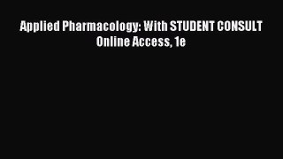 Read Applied Pharmacology: With STUDENT CONSULT Online Access 1e Ebook Free