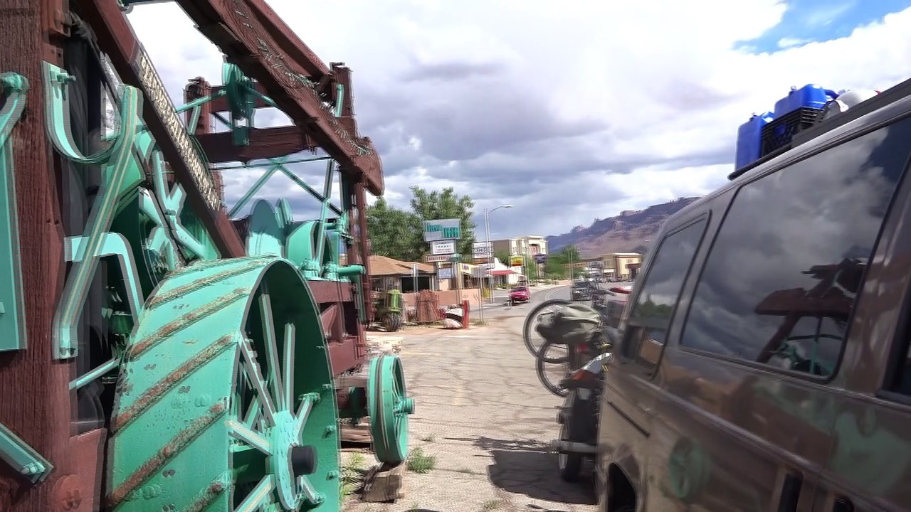 Getting water in Moab