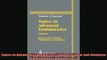 READ book  Topics In Advanced Econometrics Volume II Linear and Nonlinear Simultaneous Equations v  BOOK ONLINE
