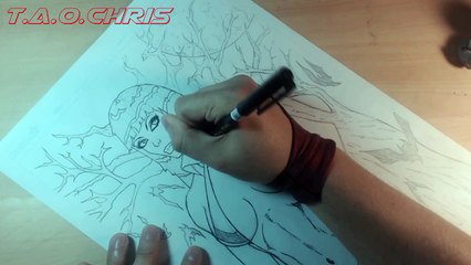 Speed Art | Vampirella |  Inks | No narration