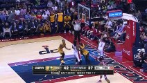 Lance Stephenson Gets Fouled While Dropping in the Circus Shot!