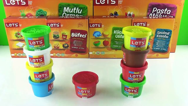 Lets Oyun Hamuru DEV Sürpriz Yumurta Açma 10 Farklı Hamur Oyunu Seti Oyuncakları