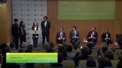 25º Aniversário - Testemunhos Jovens Cientistas e Investigadores (edição 2014)