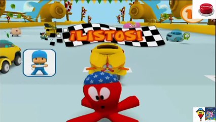 pocoyo racing nivel 6 con pulpo