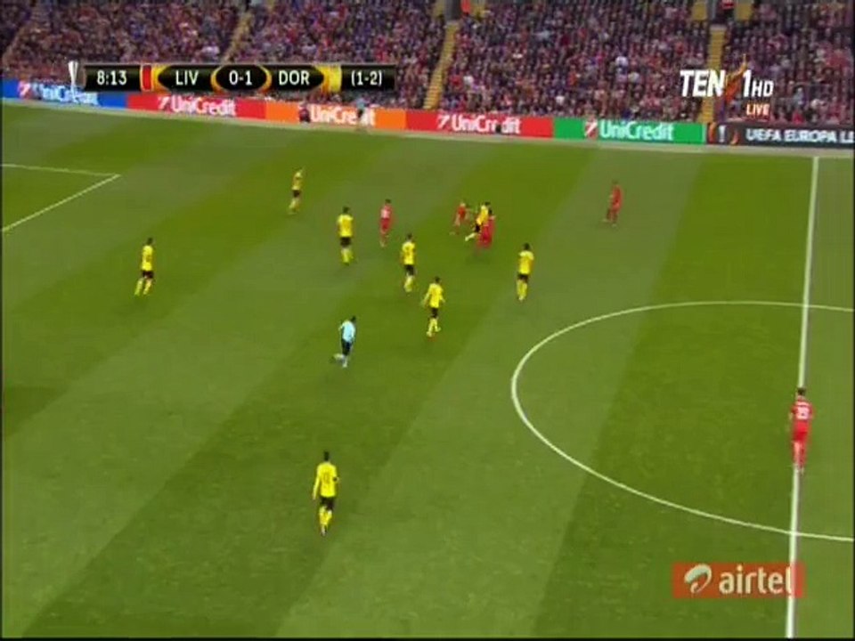 Pierre-Emerick Aubameyang Goal HD - Liverpool 0-2 Borussia Dortmund - 14.04.2016 HD