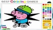 Peppa Pig - Colorear George Pig Bicicleta - Juegos Gratis Infantiles Online En Español