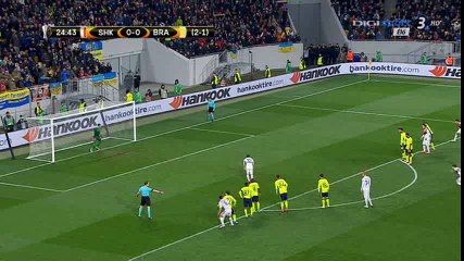 Darijo Srna Penalty Goal HD -  Shakhtar 1-0 Braga - 14-04-2016