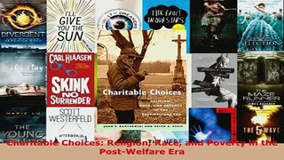 Charitable Choices Religion Race and Poverty in the PostWelfare Era