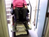 Garaventa Wheelchair Lift - Climbing Stairs