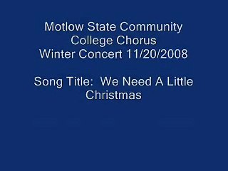 We Need A Little Christmas