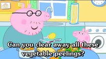 Learn english through cartoon | Peppa Pig with english subtitles | Episode 71: Compost