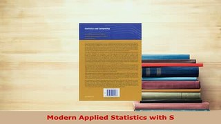 PDF  Modern Applied Statistics with S Read Online