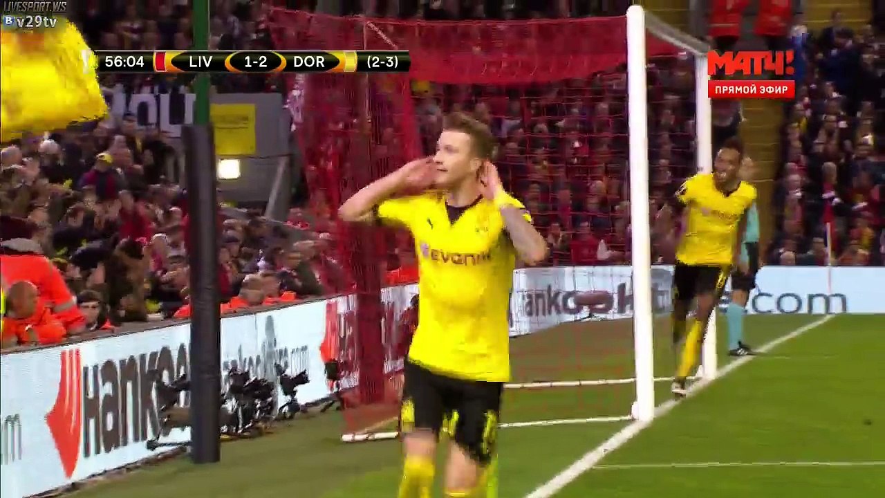1-3 Marco Reus Goal - Liverpool 1 - 3 Borussia Dortmund 14.04.2016 HD