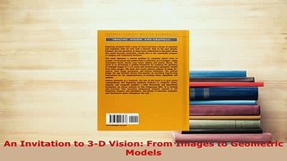 PDF  An Invitation to 3D Vision From Images to Geometric Models Read Full Ebook