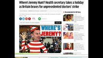 Where's Jeremy? A childrens TV show (Jeremy Hunt and Junior Doctors)
