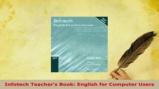 PDF  Infotech Teachers Book English for Computer Users Download Online