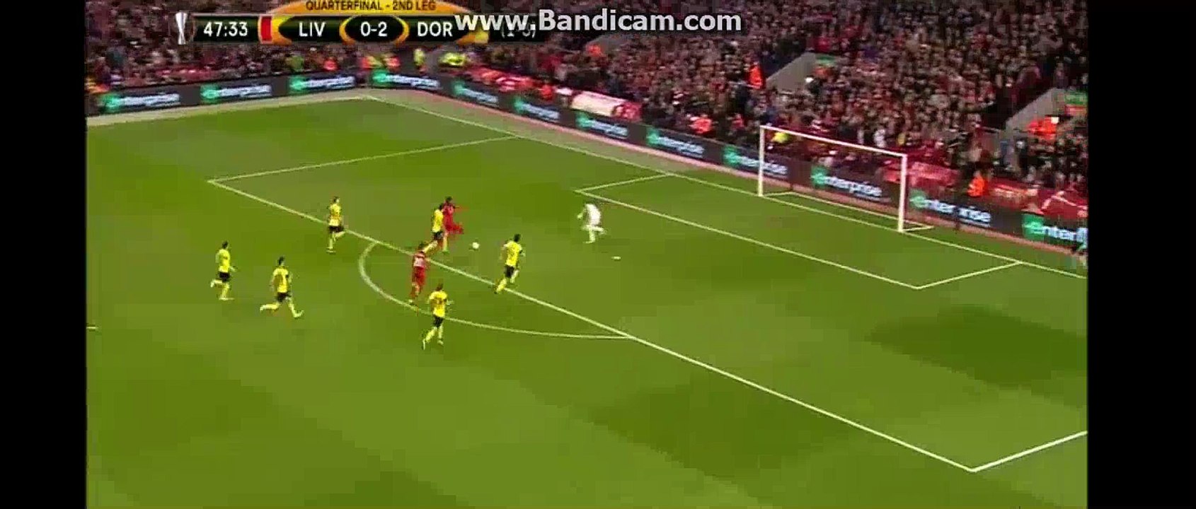 Philippe Coutinho Incredible MISS | Liverpool 3-3 Dortmund 14-04-2016