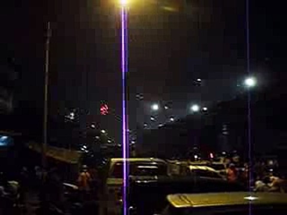 Malam tahun baru di jembatan Ampera