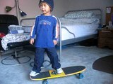 Kickflip - 3 year old skater