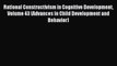Read Rational Constructivism in Cognitive Development Volume 43 (Advances in Child Development