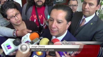 Óscar sale libre este viernes: Rector UAEM