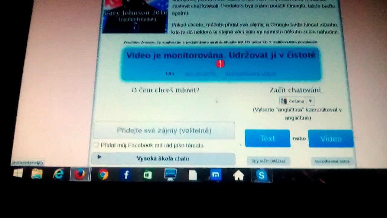 Když jsem byl na Omegle