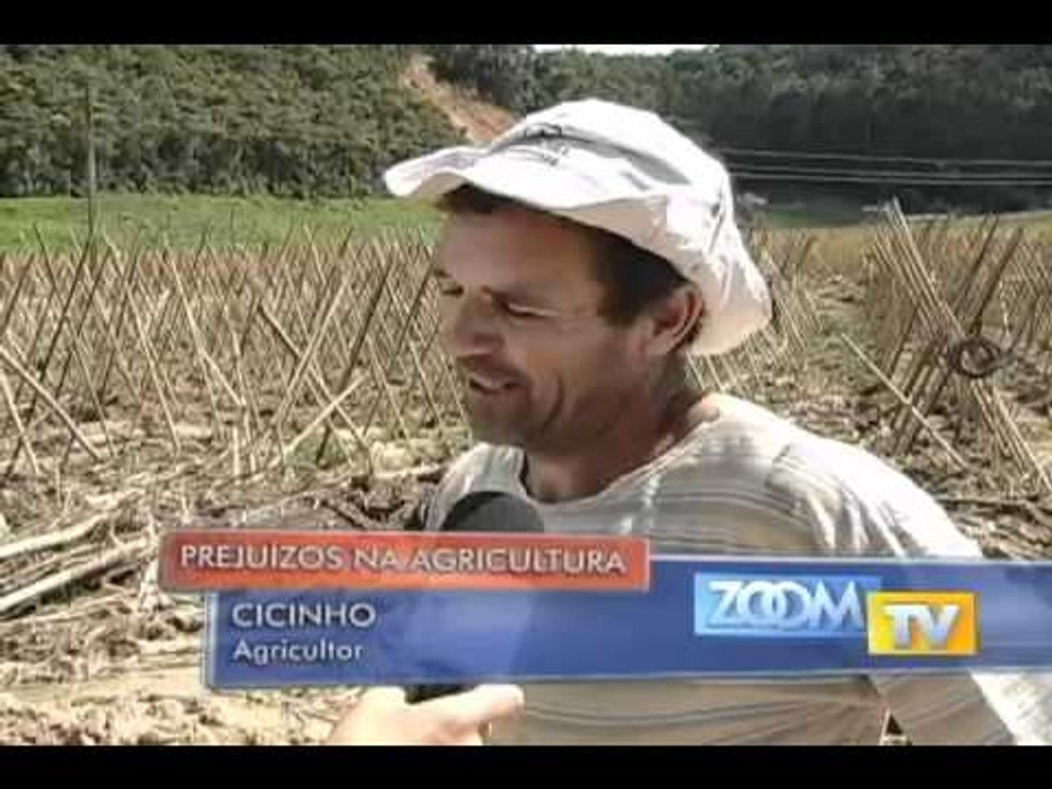 Prejuízos na agricultura de Nova Friburgo devido às chuvas