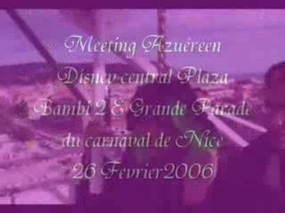 Meeting Dcp Nice Bambi/Carnaval