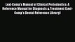 [PDF] Lexi-Comp's Manual of Clinical Periodontics: A Reference Manual for Diagnosis & Treatment