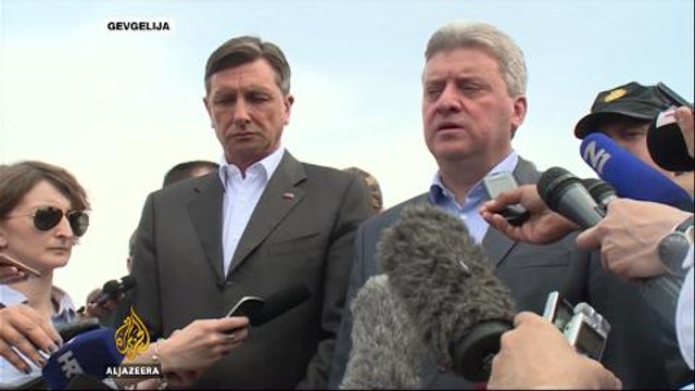 Border tensions: Macedonian police fire tear gas at refugees