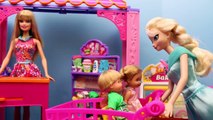 Barbie & Mike The Merman Shopkins Store Disney Frozen Elsas kids, Spiderman, Merida DisneyCarToys