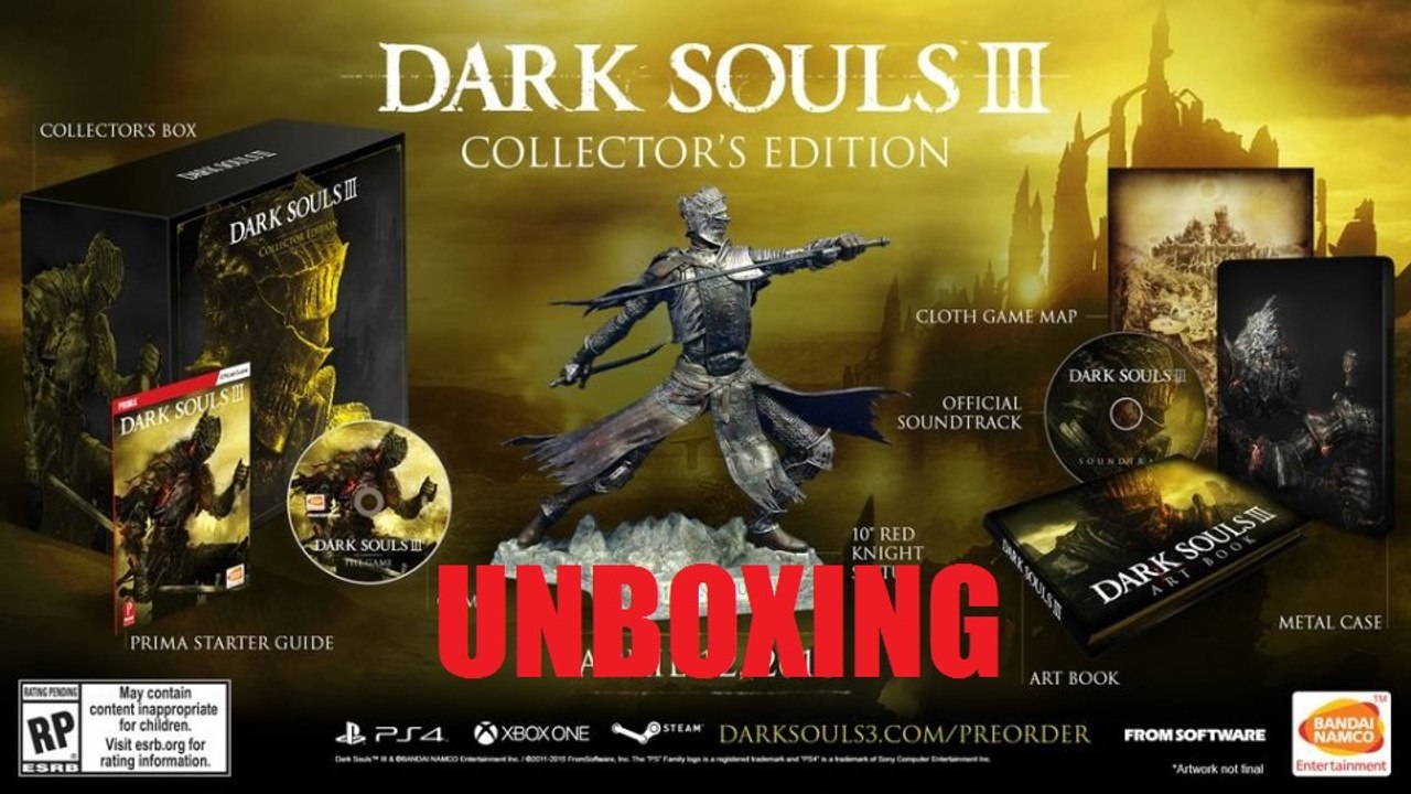 Unboxing Dark Souls 3