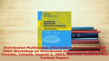 Download  Distributed Multimedia Information Retrieval SIGIR 2003 Workshop on Distributed  EBook