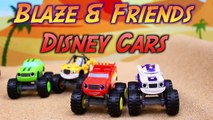 Blaze and the Monster Machines Recruit Starla Big Horn Race with Disney Cars Monster Trucks